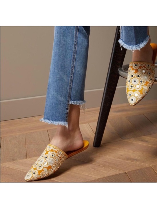 Tory Burch Shoes - Tory Burch Elora Mirrored Slides